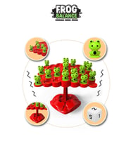 Kurbağa Denge Oyunu - Frog Balance Kutu Oyunu Eğitici Oyun Beceri Oyunu Oyun Seti Montessori Oyuncak (Çok Renkli)