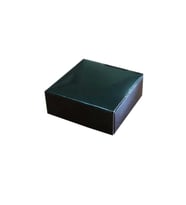 Komple Karton Kutu Düz Renk 6X6X2.5 CM (25 Adet)  Siyah