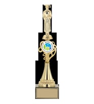 ODAK KUPA - Figürlü Kupalar - Mezuniyet Erkek Figürlü Kupalar FG-034 A - 38 cm