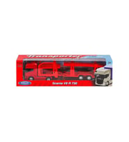Welly 1:64 Ölçek Scania V8 R730 Taşıyıcı Tır///kırmızı