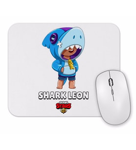 Brawl Stars Shark Leon Mouse Pad