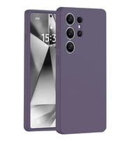 Durukar® Samsung Galaxy S25 Ultra Kılıf Nano içi Kadife Silikon - Mor