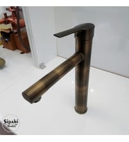 Sipahi Marble Antik Eskitme Çanak Lavabo Bataryası