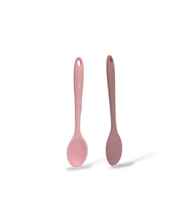 İvory silikon yemek kaşığı PEMBE (27,5 cm) 1 ADET