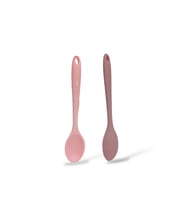 İvory silikon yemek kaşığı PEMBE (27,5 cm) 1 ADET