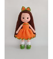 Greyfurt Fatoş Bebek Amigurumi Organik Oyuncak