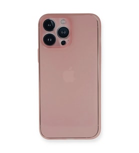 Apple iPhone 14 Pro Kılıf PP Ultra İnce Kapak - Pembe
