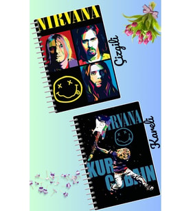 Nirvana defter seti 2 adet A4 boyutu 21*30 çizgili + kareli 60 syf