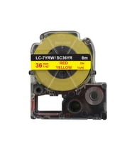 Tonersepeti Epson LC-7SBE Mat Gri Üzeri Siyah 36MM 9Metre Muadil Etiket