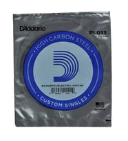Daddario PL013 Elektro & Akustik Tek Tel  0.013 İnç - Çelik