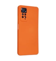 Xiaomi Redmi Note 11 Pro Kılıf Nano İçi Kadife Silikon - Turuncu