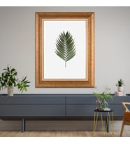 Altın Paspartulu Çerçeveli Tablo CV1590 (Gold)