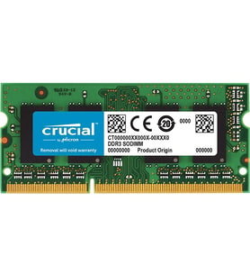CRUCIAL 8GB 1600MHz DDR3 CRUSOL1600/8G NOTEBOOK RAM