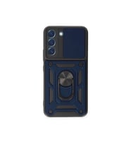 Newface Samsung Galaxy S23 Kılıf Pars Lens Yüzüklü Silikon - Lacivert