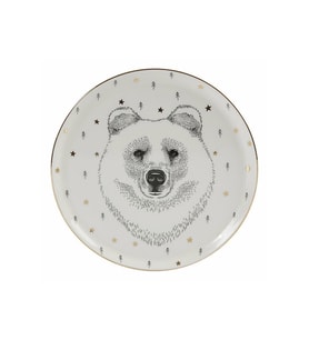 Porland Forest Bear Düz Tabak 20 cm 04LFH000451
