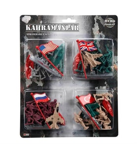 Hero Combat Asker Set Kahramanlar 4lü S00000418