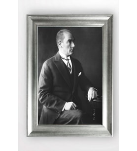 Gümüş Çerçeveli Atatürk Tablo cv932
