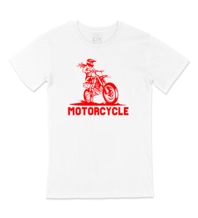 Motorcu Kız Tişört