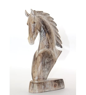 River World 30 cm'lik Büst At Ahşap