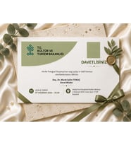 EKONOMİK KURUMSAL DAVETİYE MODEL NO:011-015 ZARF DAHİL