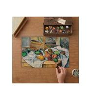 Paul Cezanne Masa, Peçeteler Ve Meyve Tasarımı 240 parça Ahşap Puzzle Ahşap Kutuda MP03882