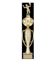 ODAK KUPA - Figürlü Kupalar - Voleybol Kadın Figürlü Kupalar FG-071 A - 55 cm