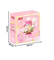 VAGONLIFE JAKI HK121 NANCİ ÇİÇEK BUKETİ 187 PARÇA BLOCK OYUNCAK 8+