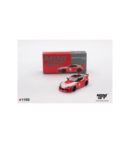Mini GT 1103 LB-WORKS Toyota GR Supra Kırmızı 1/64 Model Araba