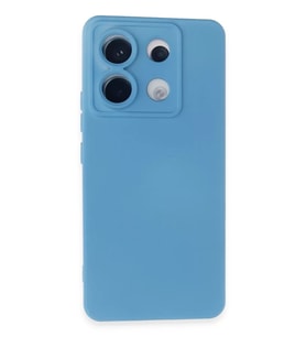 Redmi Note 13 Pro 5G Kılıf Nano içi Kadife Silikon - Mavi