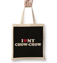 Chow Chow I Love My Chow Chow Bez Çanta Uzun Saplı