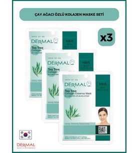 Dermal Çay Ağaci Özlü Kollajen Maskesi 23 gr *3 Adet