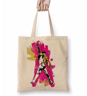 Queen Freddie Mercury 011 Bez Çanta Uzun Saplı