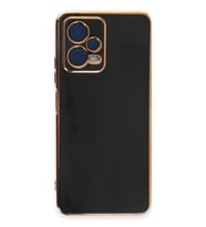 Newface Xiaomi Redmi Note 12 Pro 5G Kılıf Volet Silikon - Siyah