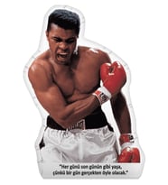 Muhammed Ali Tasarımlı 3 Boyutlu Yastık