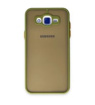 Samsung Galaxy J7 Kılıf Montreal Silikon Kapak - Açık Yeşil