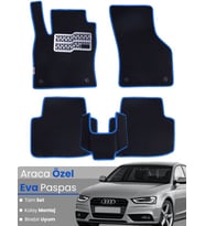 AUDİ A4 SEDAN (2008-2015) Uyumlu EVA Paspas Tam Set–Araca Özel,Su Geçirmez,Kolay Montaj