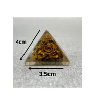Kaplan Gözü Orgonit Piramit 4x3.5 cm 35 GR