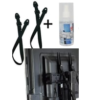 Lcd Led Plazma TV Askısı Sabitleme Bebek Çoçuk Koruma Deprem Kemeri +120 ML Ekran Temizleme Spreyi