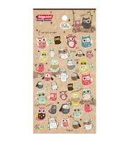 Bigpoint Sticker Baykuşlar (Bubo) x 15 Adet