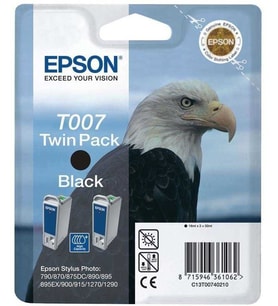 Tonersepeti Epson T007-C13T00740220 Orjinal Siyah Kartuş 2'Li