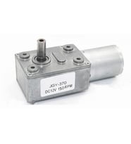 JGY370 DC 12V 150 Rpm Redüktörlü DC Motor 2 Yönde Dönme L Tip 0.2kg.cm Yüksek Tork Metal Dişli