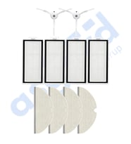 ROBOROCK Q5, Q5+, Q5 PRO,Q5 PRO+ UYUMLU 2 Yan Fırça 4 Filtre 4 Mop PKT-iasgf0000471
