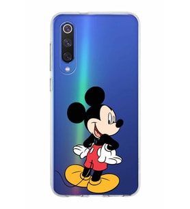 Xiaomi Mi 9 Se Uyumlu Kapak Mickey Mouse Tasarımlı Şeffaf Silikon Kılıf