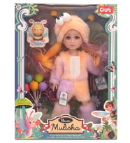Ctoy Mulisha Flower Arı Kostümlü Oyuncak Bebek Aksesuarlı 30 cm QJ183D (Çok Renkli)