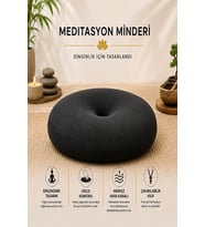 Ergonomik Meditasyon Minderi Yoga ve Meditasyon İçin Doğru Oturuş, Uzun Süreli Konfor