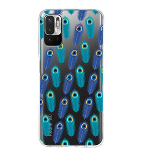 PrintiFy Xiaomi Redmi 10 5G ile Uyumlu 1mm Slim Fit Nazar Boncuğu 4 Baskılı Şeffaf  Kılıf