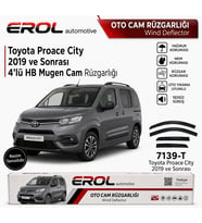 Toyota Proace City 4'lü Mugen Cam Rüzgarlığı