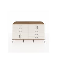 Kronos Konsol 2 Raflı 6 Çekmeceli 4 Kapaklı 176x59x99 Çam-Aytaşı