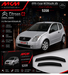Citroen C2 (2003-2009) 2'Lİ Ön Mugen Cam Rüzgarlığı