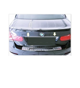 BMW 3 Serisi F30 Krom Bagaj Çıtası 2011-2018 Paslanmaz Çelik
